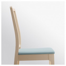 Фото2.Крісло, береза, сидіння Orrsta світло-блакитний EKEDALEN IKEA 592.652.44